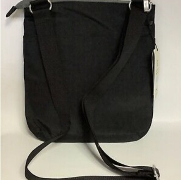 Baggallini Bags Baggallini Comrade Black Nylon Crossbody 3 Zipper